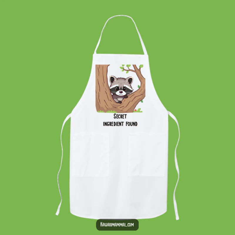 Funny Raccoon Peeking Apron: Hilarious Kitchen Wear for the Curious Cook