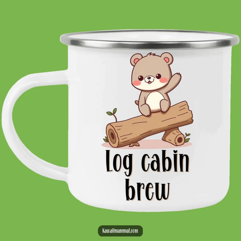 Funny Bear Balance Camping Mug: Your adventure buddy for tackling the wild!