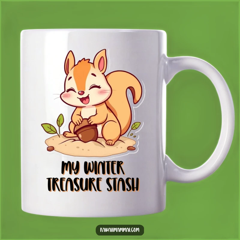 Funny Squirrel Mug: Giggling Nutty Effort for a Hilarious Gift
