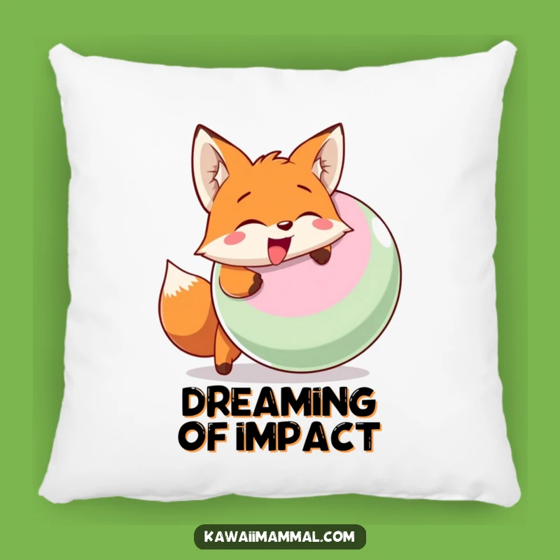 Funny Fox Headbutt Pillow: Cuddle up with this playful and spirited character!