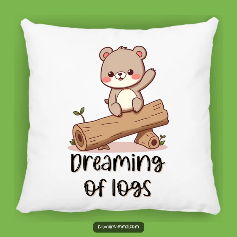 Funny Bear Balance Pillow: Cuddle up with this daring and adventurous character!