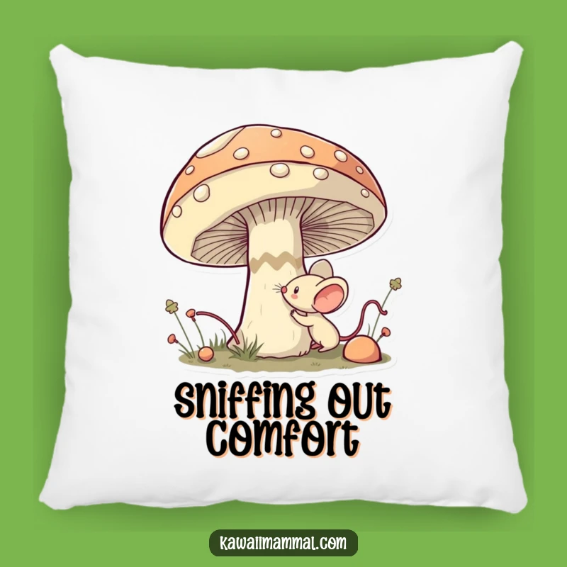 Funny Mouse Pillow: Cozy Kawaii Explorer, Comfy Brave Gift for Naps