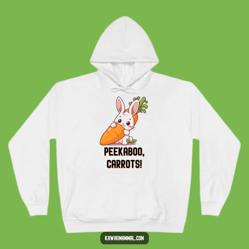Cozy Rabbit Carrot Hoodie: Warmth and Humor in Every Stitch