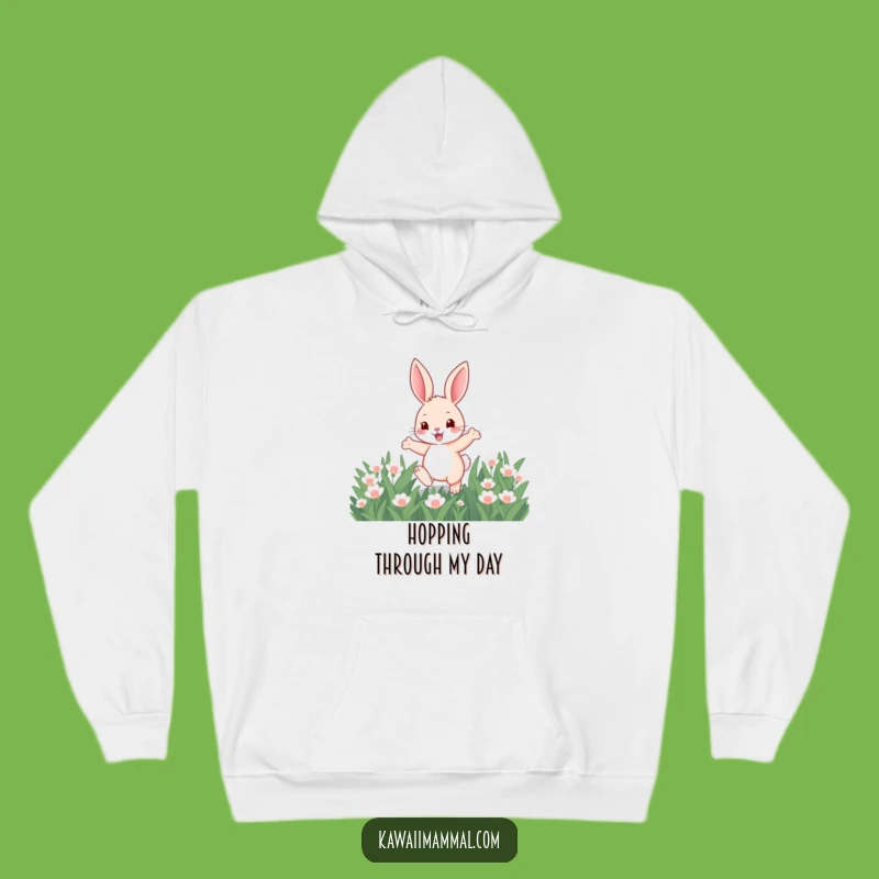 Funny Bunny Cozy Hop Hoodie - Warm Cartoon Rabbit Comfort Gift for Chilly Days