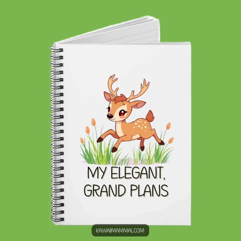 Funny Deer Meadow Notebook: Journal Your Graceful Thoughts, Perfect Funny Gift