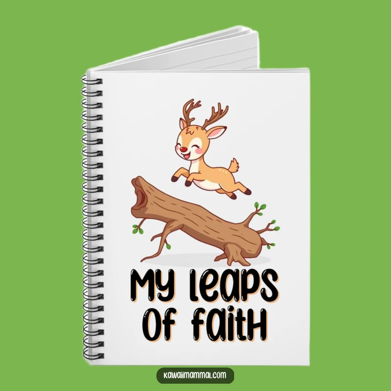 Funny Joyful Deer Notebook: Jot Down Thoughts with Graceful Woodland Creativity