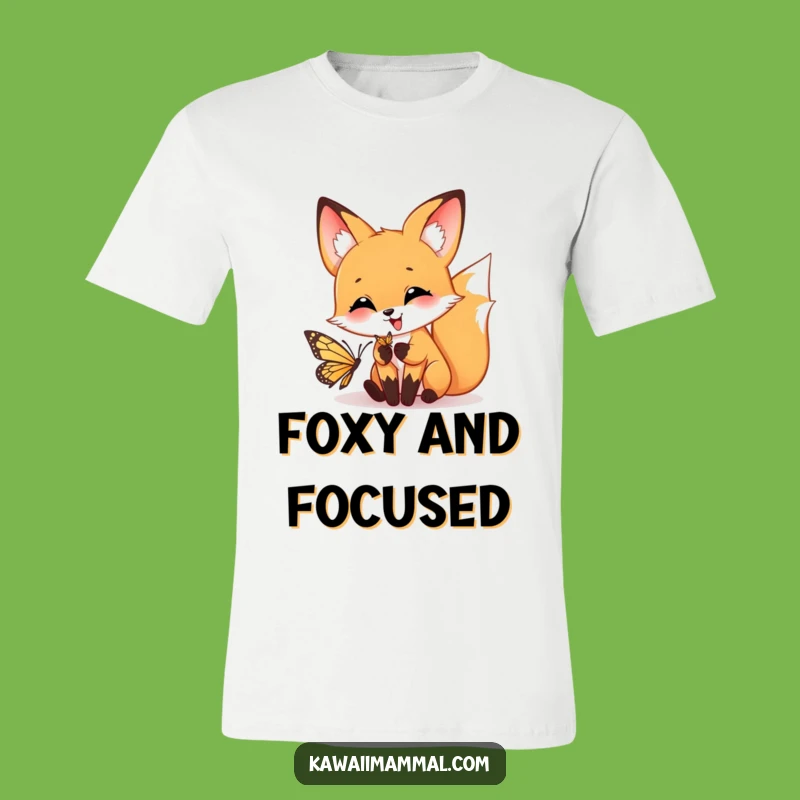 Funny Fox Pouncing T-Shirt: Playful Style & Hilarious Gift!