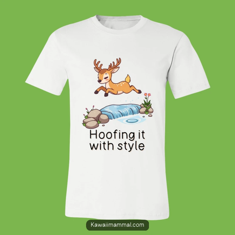 Funny Determined Deer T-Shirt, Hilarious Nature Lover Apparel, Perfect Funny Gift