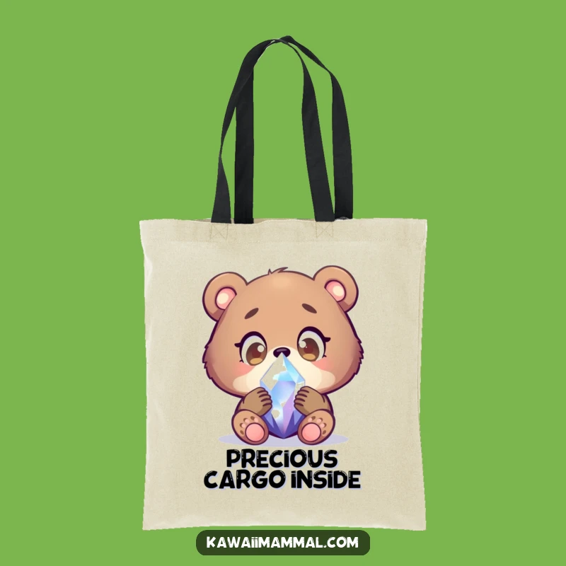Funny Bear Cub Crystal Tote Bag: Wonder-Filled Adventures for Everyday